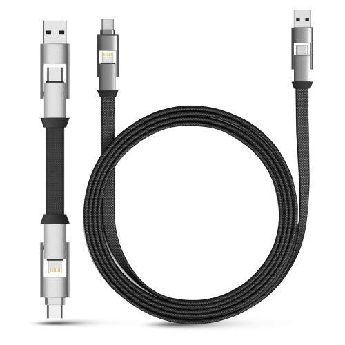 inCharge 6-in-1 magnetic charging data cable max for iPhone Micro Type-C