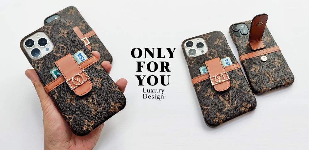 Hortory Classic iPhone case with simple credit card holder