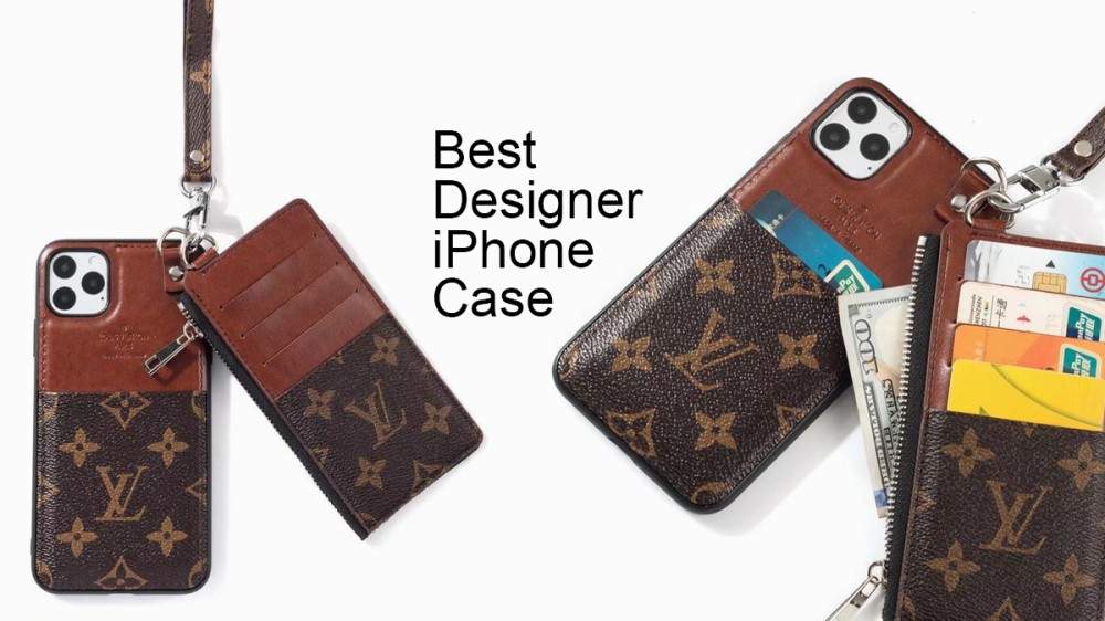 Hortory 2-in-1 wallet iPhone case with strap and credit card holder