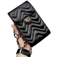 Hortory Black luxury iPhone bag case for any phone