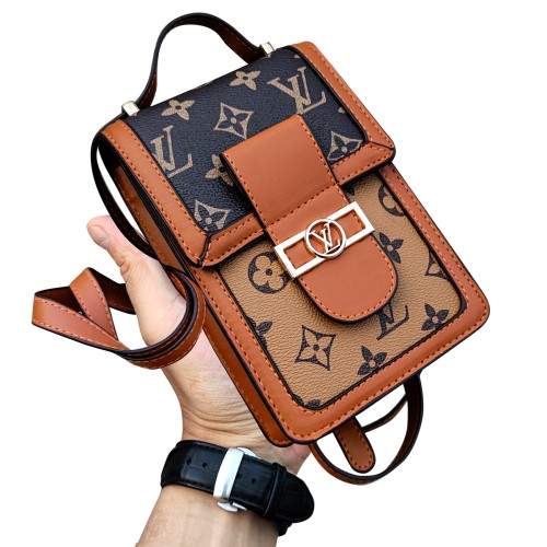 Hortory Classic luxury iPhone case bag with shoulder strap