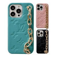 Hortory Pretty color iphone case with hand chain