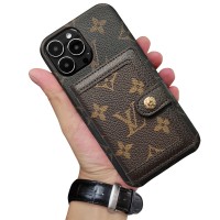 Hortory Beautiful luxury iphone case with credit card holder