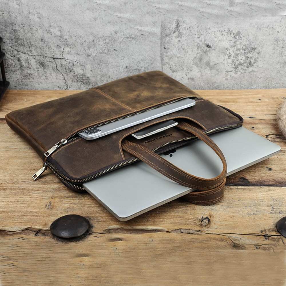 MacBook pro 15 inch leather laptop bag cover