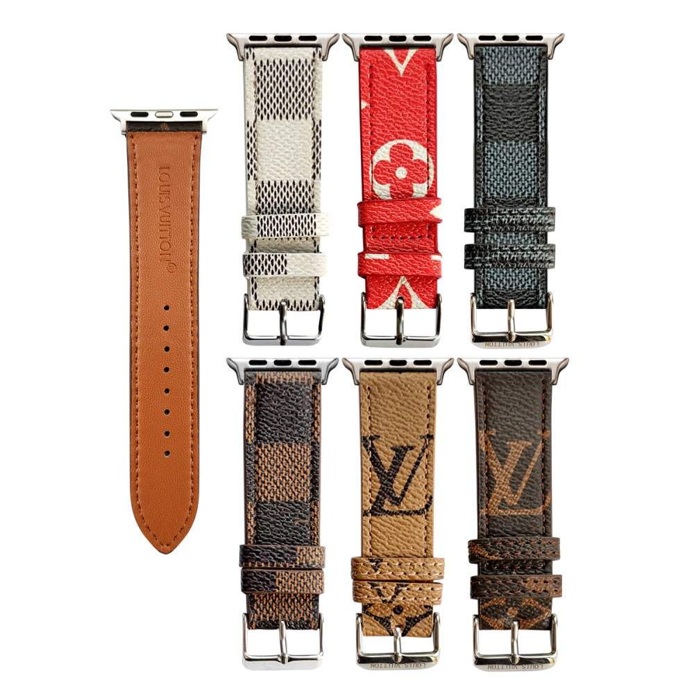 hortory luxury apple watch band lv